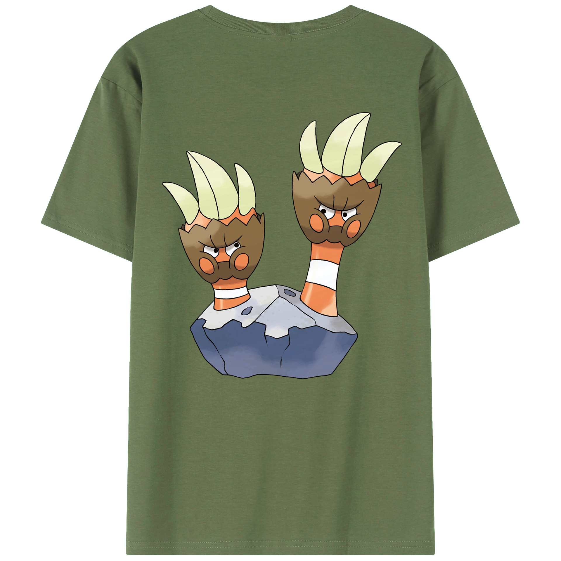 （画像用） ポケットモンスター Pokémon 綿100％ メンズ半袖Tシャツ（バックプリント） 通気性
